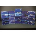 Ten boxed 1/72 HM Hobby Master Air Power Series diecast model planes to include HA2605, HA3401,