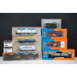 10 boxed / cased HO gauge items of rolling stock to include 7 x Fleischmann (5480, 5343, 5285, 5355,