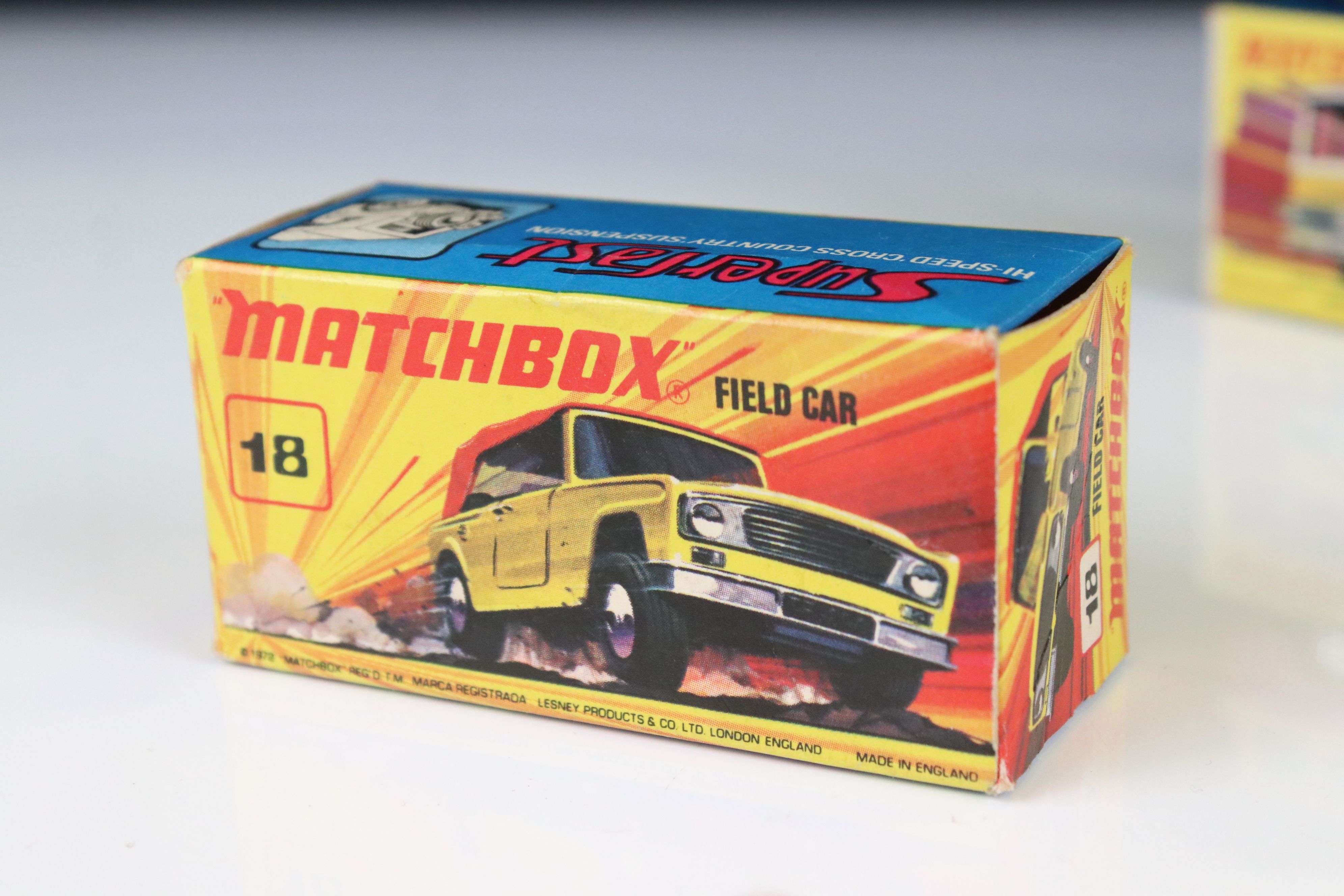 12 Boxed Matchbox 75 Series & Superfast diecast models to include 2 x 18 Field Car, 6 Mercedes - Image 22 of 35