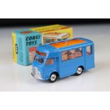 Boxed Corgi 471 Smith's Karrier Mobile Carrier with Joe's Diner decal, diecast showing a couple of