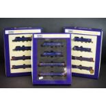 Three boxed Dapol N gauge train packs to include ND-122E, ND-122F & 2D-019-002, all First Great