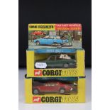 Two boxed Corgi diecast models to include 275 Rover 2000 TC in metallic green with brown interior