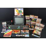 Retro Gaming - Amstrad 64K CPC 464 Colour Personal Computer with 1 x controllers, 2 x joysticks,