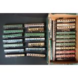 29 OO gauge items of rolling stock, all various coaches to include Palitoy Mainline, Hornby,