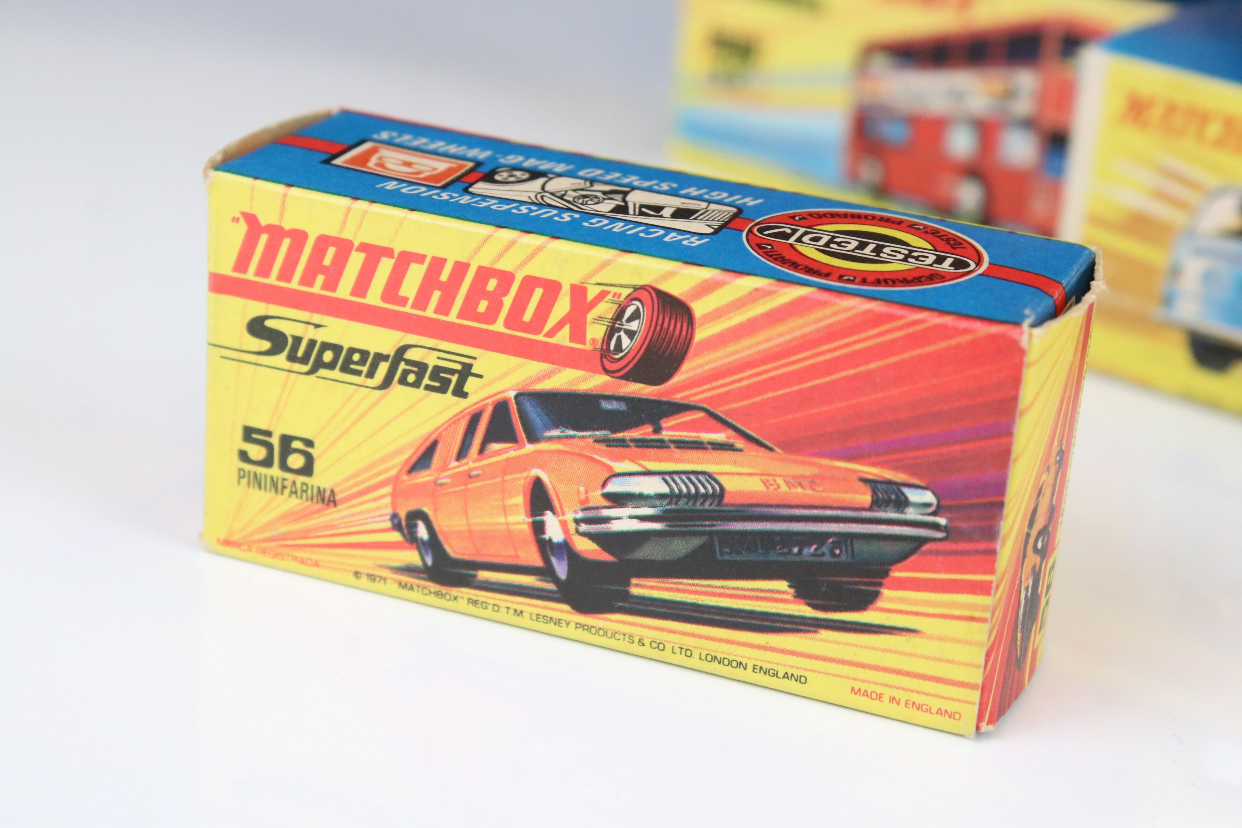 12 Boxed Matchbox 75 Series & Superfast diecast models to include 2 x 18 Field Car, 6 Mercedes - Image 13 of 35