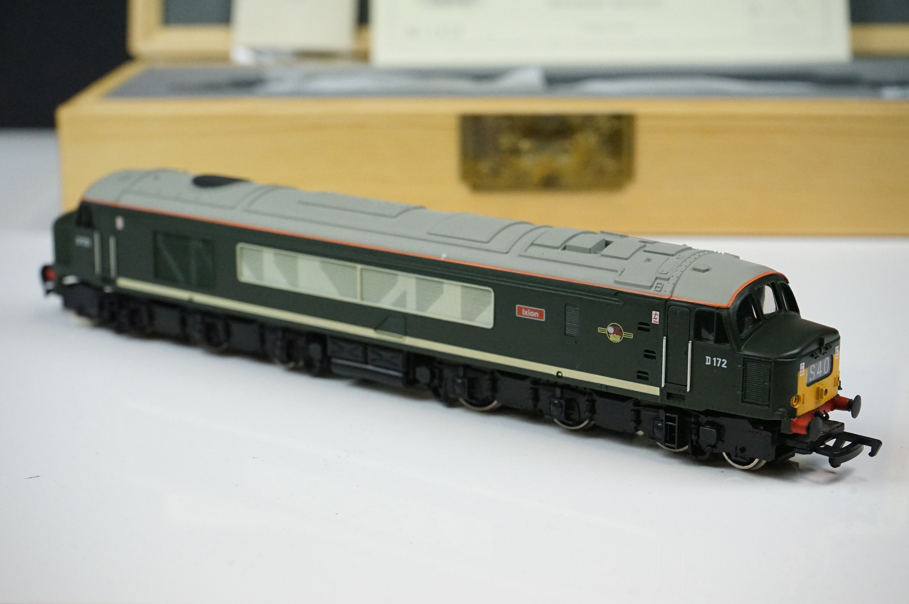 Cased 4ltd edn Bachmann OO gauge Ixion D172 locomotive with certificate and unused decals - Image 2 of 5