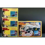 Four boxed Playmates Dick Tracy vehicles to include 2 x Dick Tracy's Police Squad Car and 2 x Big