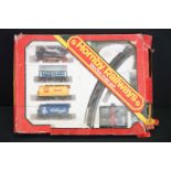 Boxed Hornby OO gauge electric train set complete with locomotive, rolling stock, track &