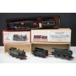 Two boxed OO gauge metal kit locomotives (both built) to include Little Engines SR/BR 01 Tender Loco