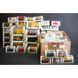 60 Cased Oxford Diecast Commercials 1:76 scale models to include 76TR011 Benny Burger Mobile