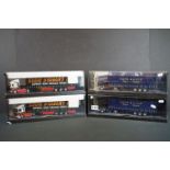 Four cased Corgi Modern Trucks diecast models to include 2 x 75402 Tate & Lyle Leyland DAF