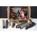 Quantity of OO gauge model railway to include 2 x locomotives, rolling stock featuring coaches and