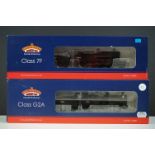 Two boxed Bachmann OO gauge locomotives to include 31011 Class 7F 53809 BR black late crest and