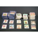 Collection of Garbage Pail Kids trading cards featuring a & b examples