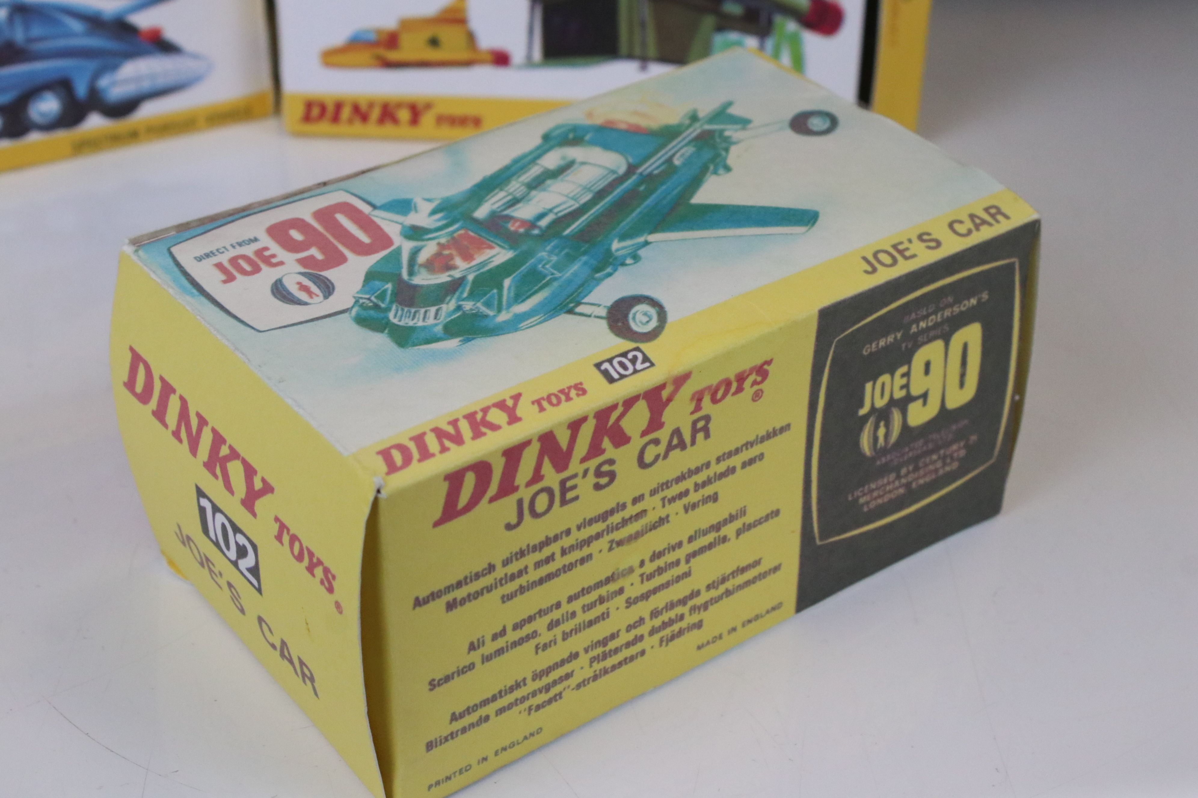 Eight TV related Dinky diecast models all in reproduction boxes/display stands and showing - Image 32 of 43