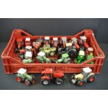 20 Diecast model tractors mainly featuring Siku examples, plus Universal Hobbies etc