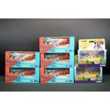 Seven boxed Hornby Corgi TV related diecast models to include 5 x Thunderbirds Classic Thunderbird 1