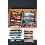 Around 35 OO gauge items of rolling stock, mainly Hornby examples to include cranes, coaches, trucks