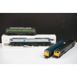 Four OO gauge locomotives to include 3 x Lima (59001, Sir Edward Elgar & 31003 BR) and Hornby D6119