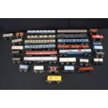 Around 30 OO gauge items of rolling stock to include Hornby, Lima and Triang featuring coaches ,