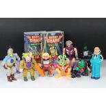 Collection of 80s / 90s action figures to include The Infaceables (Braindr), 2 x Galaxy Warriors,