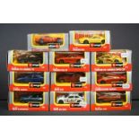 11 Boxed Burago 1/43 diecast models to include 4178, 4149, 4175, 4151, 4155, 4192, 4185, 4197, 4136,