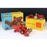 Two boxed diecast farming models to include Dinky 310 Farm Tractor & Hay Rake with driver and
