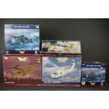 Five boxed 1/72 Corgi The Aviation Archive diecast models to include AA35904 Military Air Power,