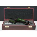 Cased ltd edn Bachmann OO gauge Blue Peter 4-6-2 locomotive and tender in green livery, no