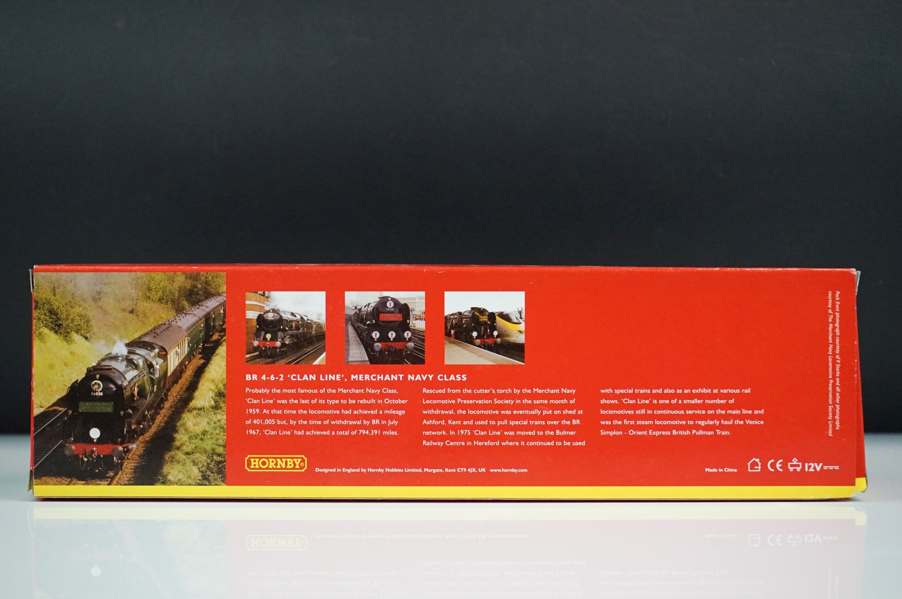 Boxed Hornby OO gauge R2169 BR 4-6-2 Clan Line Merchant Navy Class Super Detail locomotive - Image 6 of 6