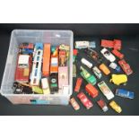 Collection of play worn mid 20th C diecast models to include Corgi, Dinky & Matchbox featuring Corgi