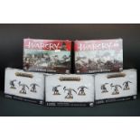 Ex shop stock - Five boxed & sealed Warhammer figure sets to include 2 x WarCry (Chaotic Beasts &