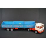 Rico (Spain) remote control articulated Pegaso lorry with cab & trailer, 32" in approx length, vg