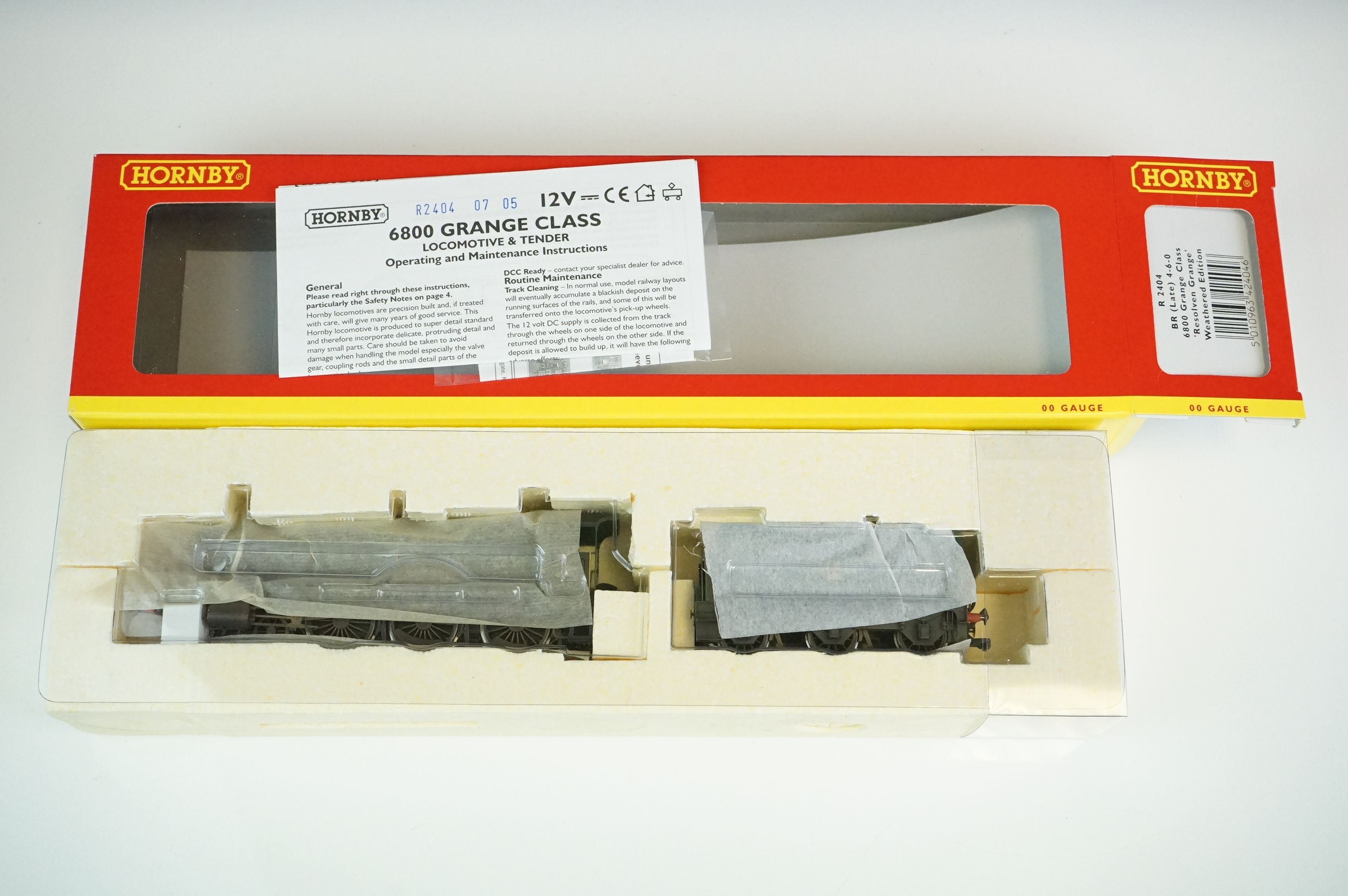 Two boxed Hornby OO gauge DCC Ready locomotives to include R2404 BR (Late) 4-6-0 6800 Grange Class - Image 2 of 5