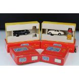 Two boxed Triang Minic Motorways slot cars to include M1542 Jaguar 3.4 Saloon in black and M1541