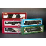 Five boxed OO gauge locomotives to include 2 x Dapol (County of Worcester & County of Stafford),