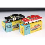 Two boxed Corgi emergency service diecast models to include 223 Chevrolet State Patrol and 482