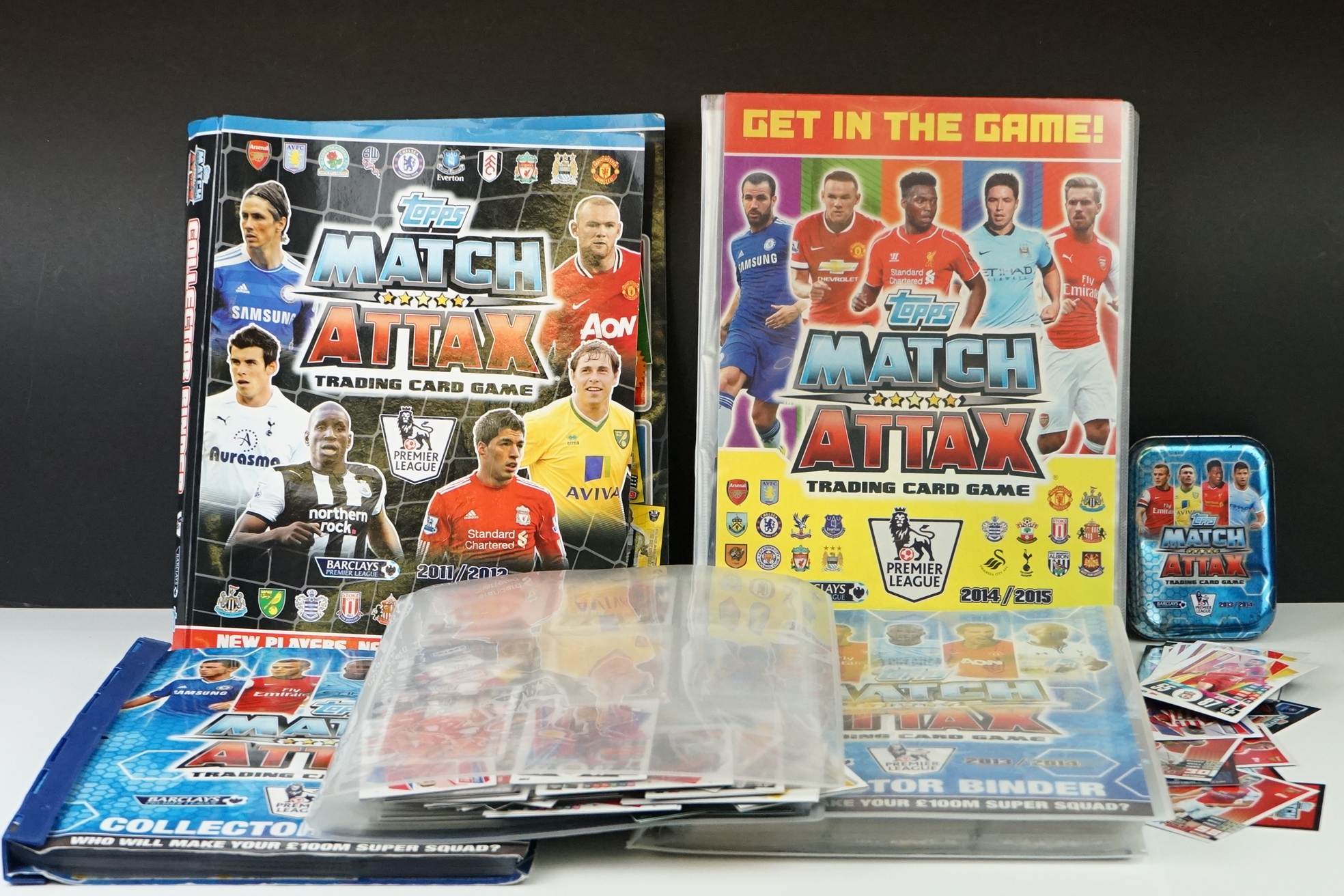 Football Trade Cards - A large collection of modern TOPPS Matchattax cards, loose and in binders