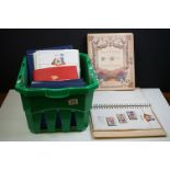 Collection of stamps, mostly GB and Commonwealth in binders, commemorating Royal events, to