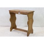 Pine kitchen stool