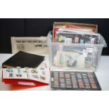 Box of GB, Commonwealth & World stamps, in albums and loose, to include Queen Victoria examples etc