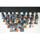 Collection of 31 Robertson hand painted pottery golly figures, mainly band members, also featuring