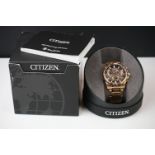 Citizen Eco Drive Perpetual Calendar Sapphire WR 200 gents stainless steel wristwatch, with