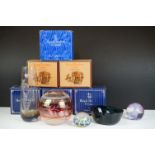Collection of Glass including Six Boxed Royal Doulton Crystal by Webb Corbett including Three