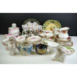 Collection of Ceramics including Royal Albert Old Country Roses (4 tea cups, saucers and tea