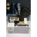 Mixed Lot including Six Boxed Sets of Dartington Glass, Roberts Radio, Cased Ebony Dressing Table