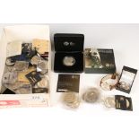 A collection of British commemorative crown coins together with a 2015 Sir Winston Churchill