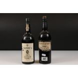 Two bottles of vintage port to include Cockburns 1960 and Warre's 1975 examples.