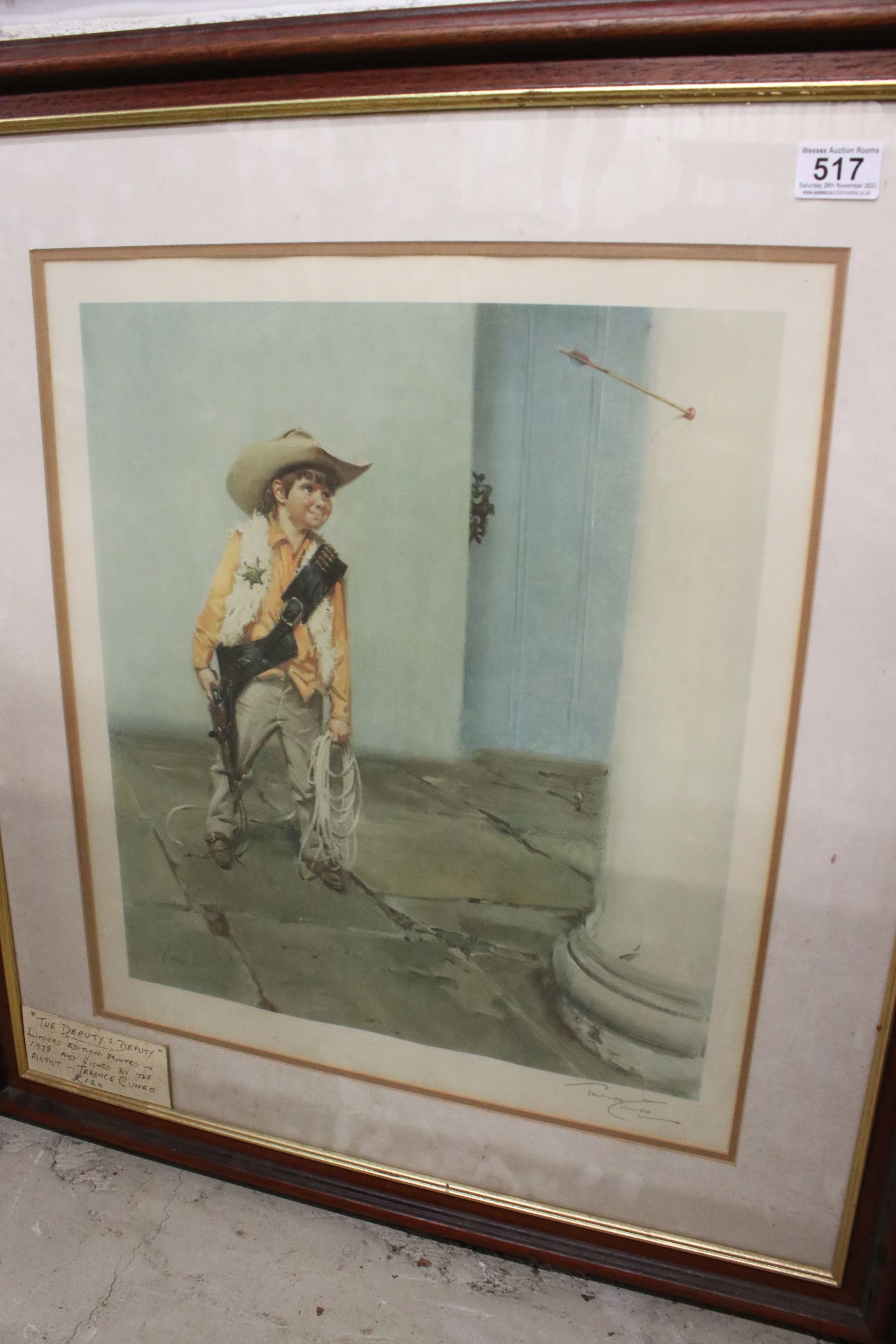 Eight Framed and Glazed Prints including Terence Cuneo ' The Deputy's Deputy ', R M Meadows - Image 8 of 9