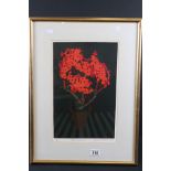 Dawn Sidoli (b. 1933-2022) Signed Limited Edition Print titled Black Vesuvius ' no. 16/20,